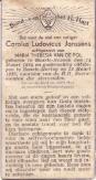 Carolus Ludovicus Janssens (overl. 18-03-1939)